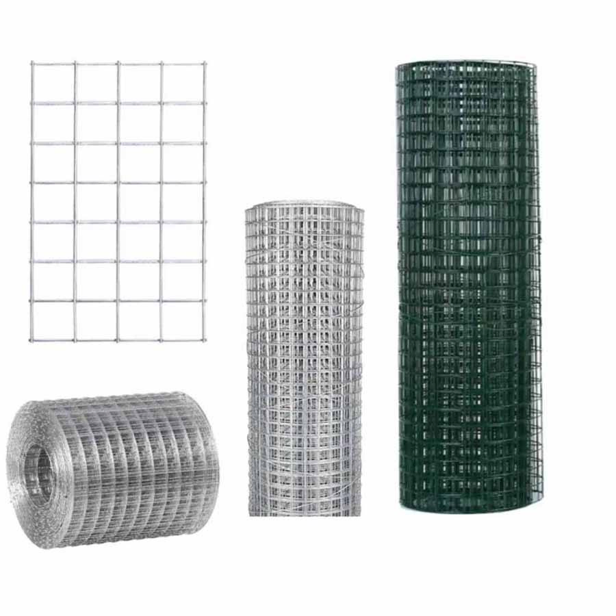 Hot Dipped Galvanized Iron Wire Mesh 1mm-2mm Diameter 6mm Aperture Electric Construction Wire Mesh for Constryction