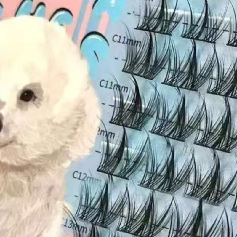 Charming Circular, Lengthy, Dynamic, and Thick Dog-Eyed False Eyelashes