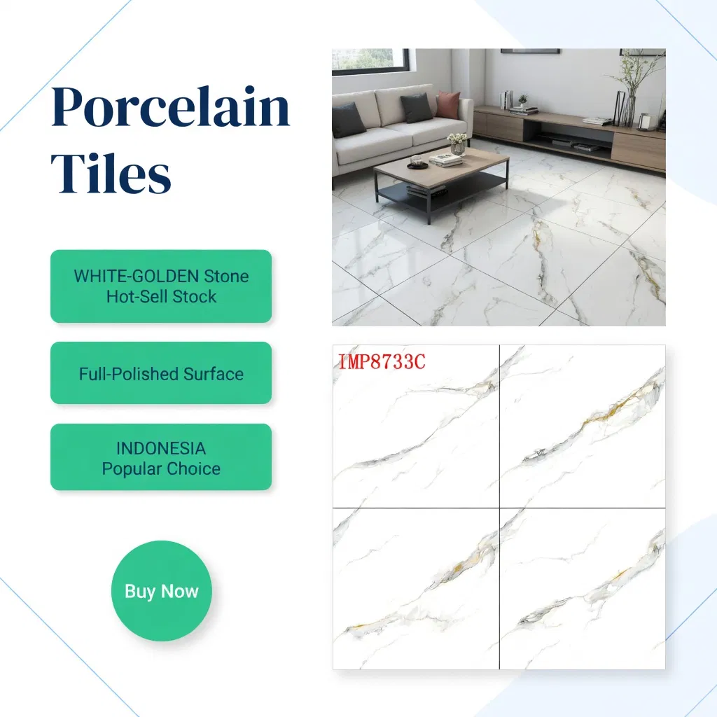 Полированная плитка 60x60 см Carrara White для пола и стен