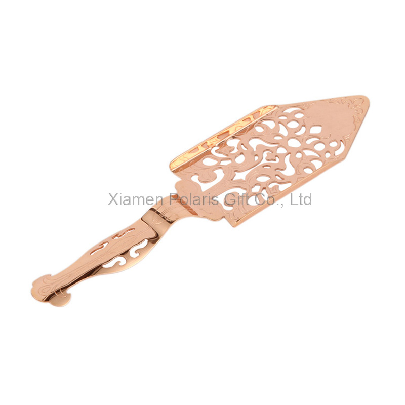 Metal Copper Plated Leaf Shape Absinthe Cocktail Strainer Bar Tools