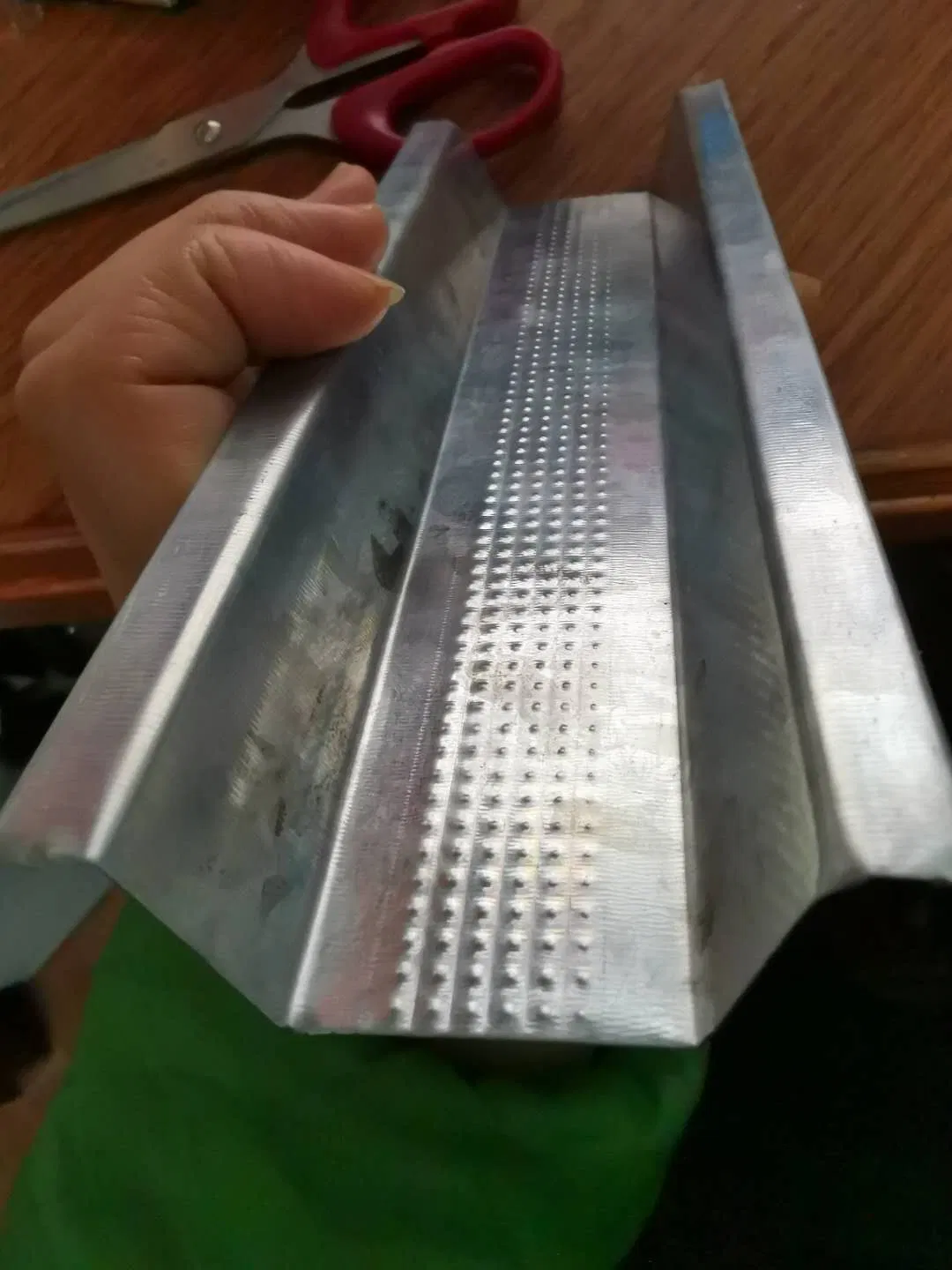 Galvanized Steel Profiles Metal Suspension Ceiling Omega Furring Channel for Gypsum Board Ceiling System