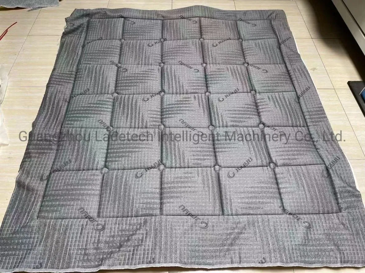 LDT-QTF03 Mattress Topper Single Needle Quilted Fabric mattress fabric