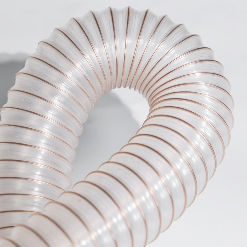 PU Steel Wire Wood Dust Collection Duct Hose