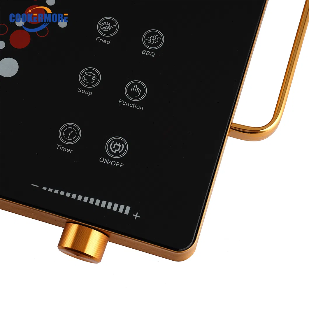 Guangzhou Clearance Fast Cooking Cooktop Induction Infrared Cooker with Stainless Steel Handle