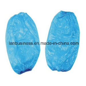 Blue Machine Made Disposable Arm Sleeve Cover Plastic