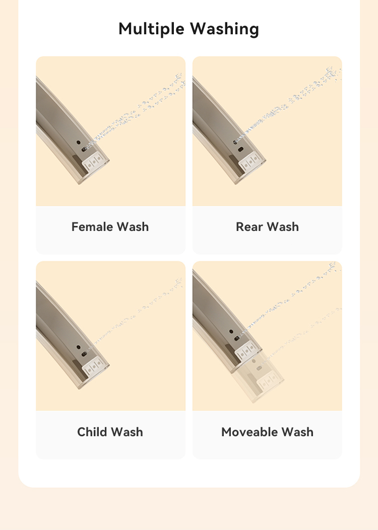 Floor Mounted Intelligent Water Closet U Shape Automatic Ceramic Smart Toilet