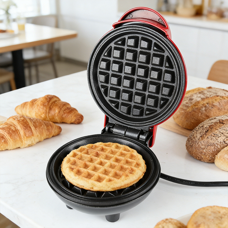 Hot Sale Waffle Maker Toaster Round Sandwich Maker Light Meal Machine Breakfast Machine