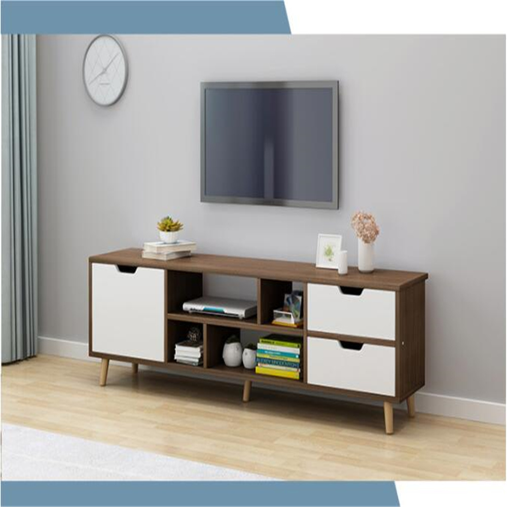Комплект мебели для гостиной деревянная тумба под ТВ