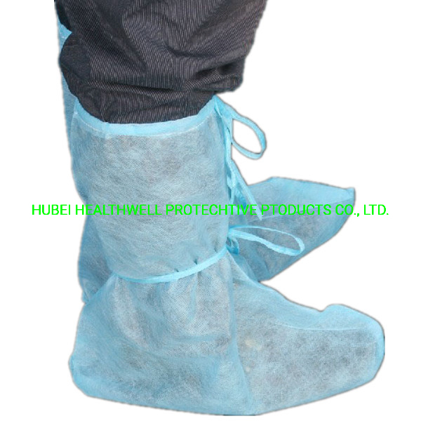 Disposable Waterproof PP+Sf/PE/CPE Plastic Boot Covers