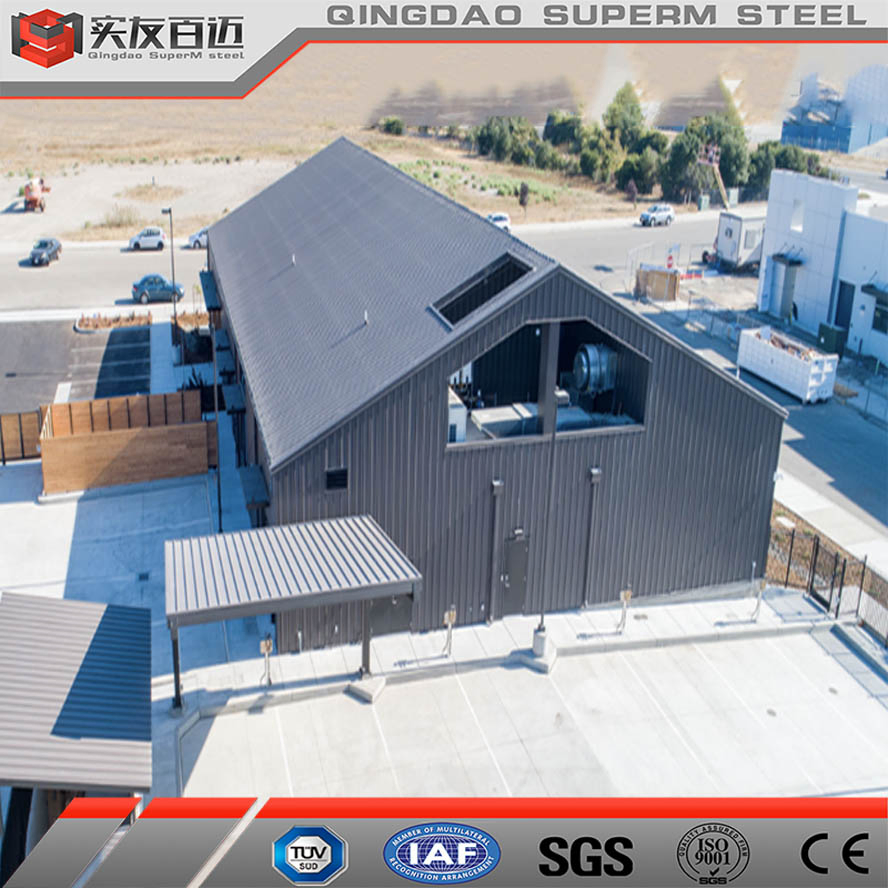Prefabricated House Price Galvanized Steel Structure Metal Prefab Pole Barn Building Home Prefab Luxury Apartment Materials Pre-Engineered Garage Warehouse