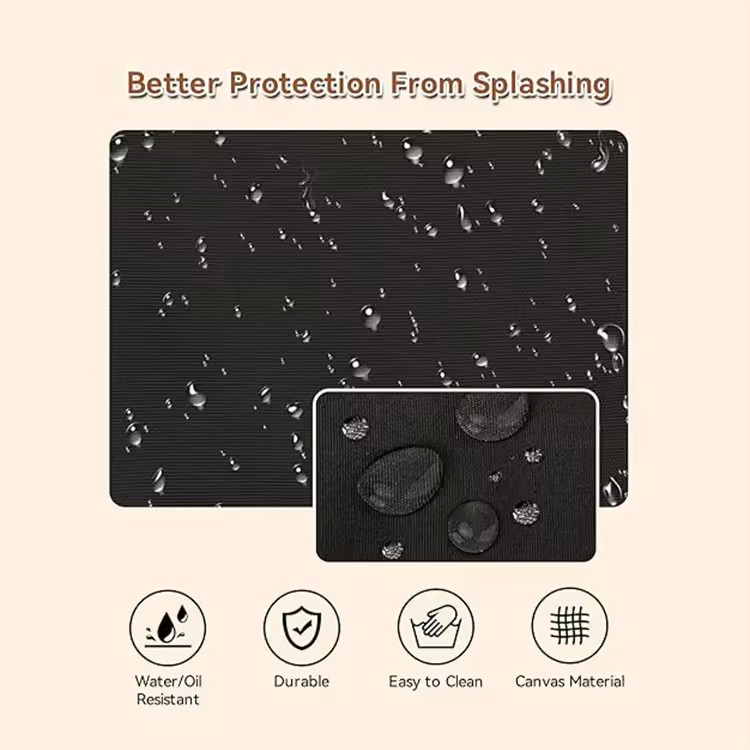 Custom Logo Waterproof Canvas Adjustable Kitchen Chef Aprons for Men Women Cooking Baking Server