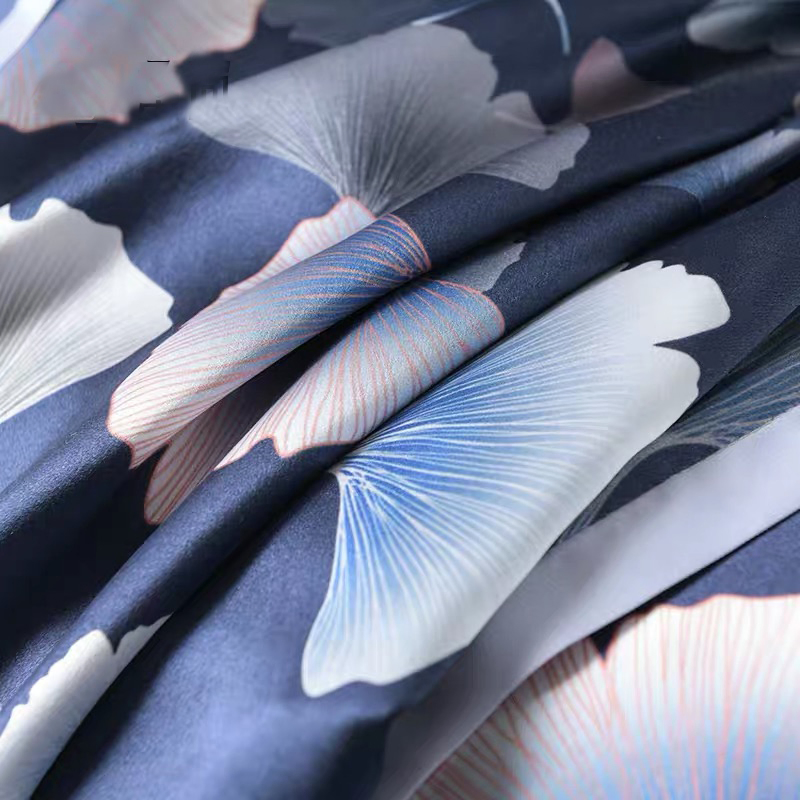 Custom Printed Pure Silk Pillowcase Double-Sided Contrast Silk Pillowcase