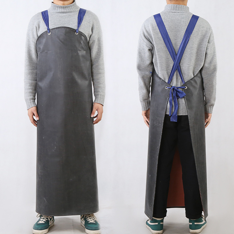 High Quality Chemical and Oil Resistant Rubber Apron Waterproof Industrial Nitrile Rubber Aprons