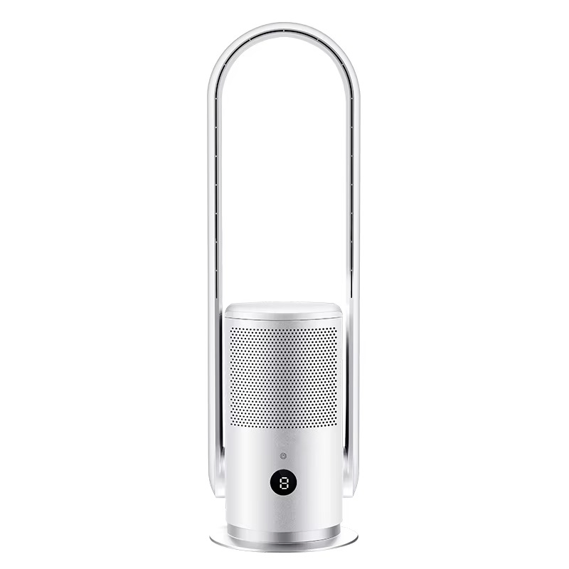 Innovative Airflow Circulator Fan Adjustable Temperature 80 Oscillating Quiet DC Motor Smart Leafless Fan