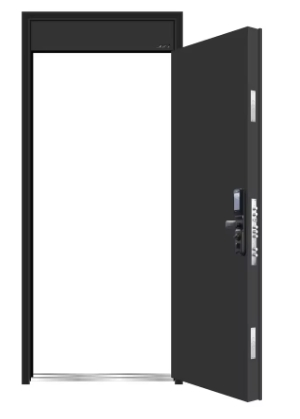 Modern Design Iron Exterior Security Steel Metal Door Latest Design Steel Front Door for Main Door for Houses