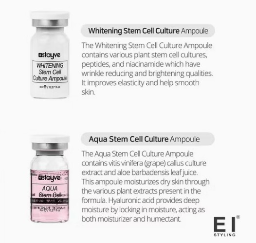2025 Stayve Booster Starter Kit Bb Glow Booster 12*8ml Skin Booster Starter Ampoule Kit Liquid for Micro Needles Mesotherapy Treatment