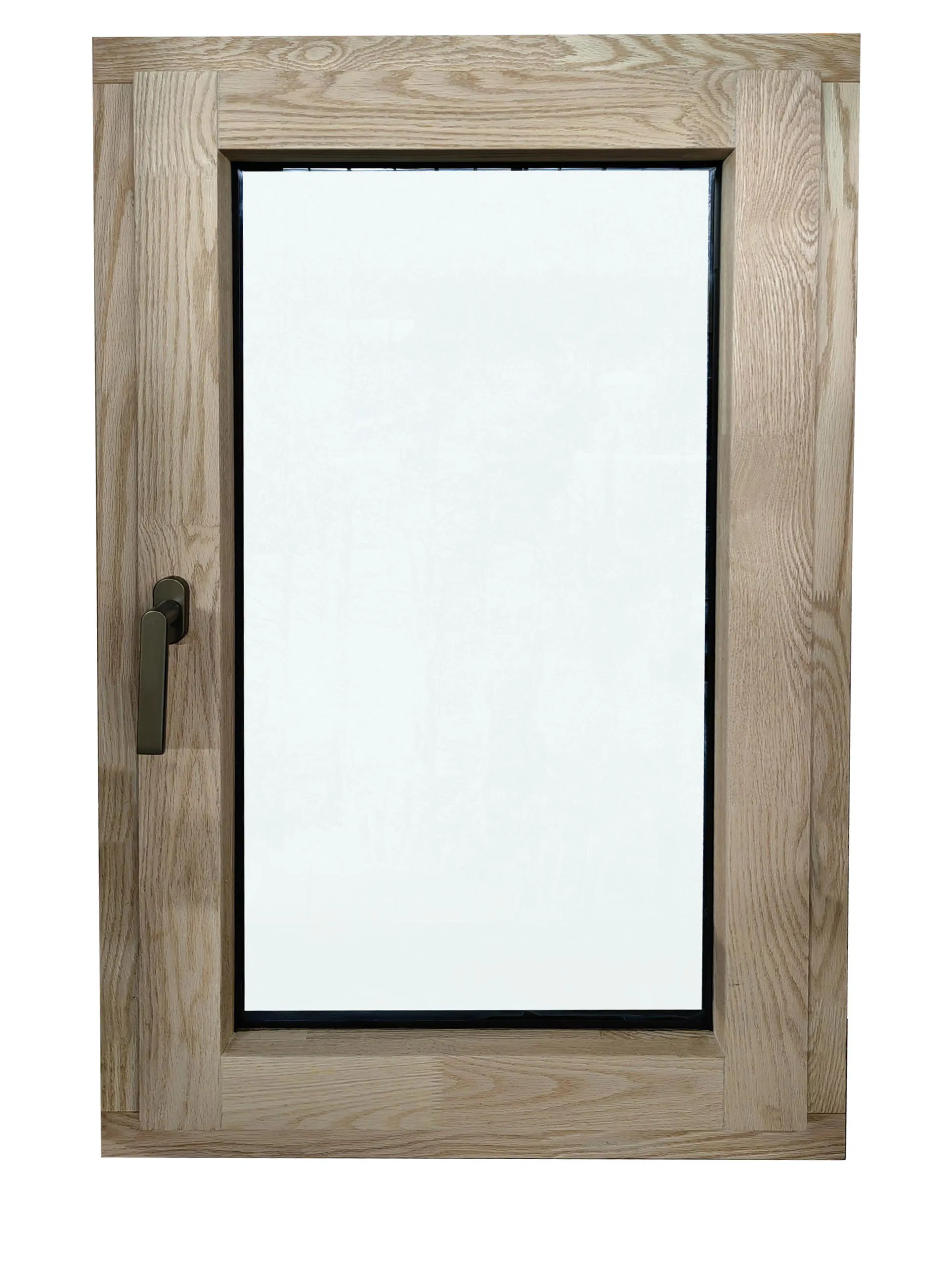 Penjoy Factory Price Top Manufacturing Wooden Aluminum Casenment Window Triple Glazing