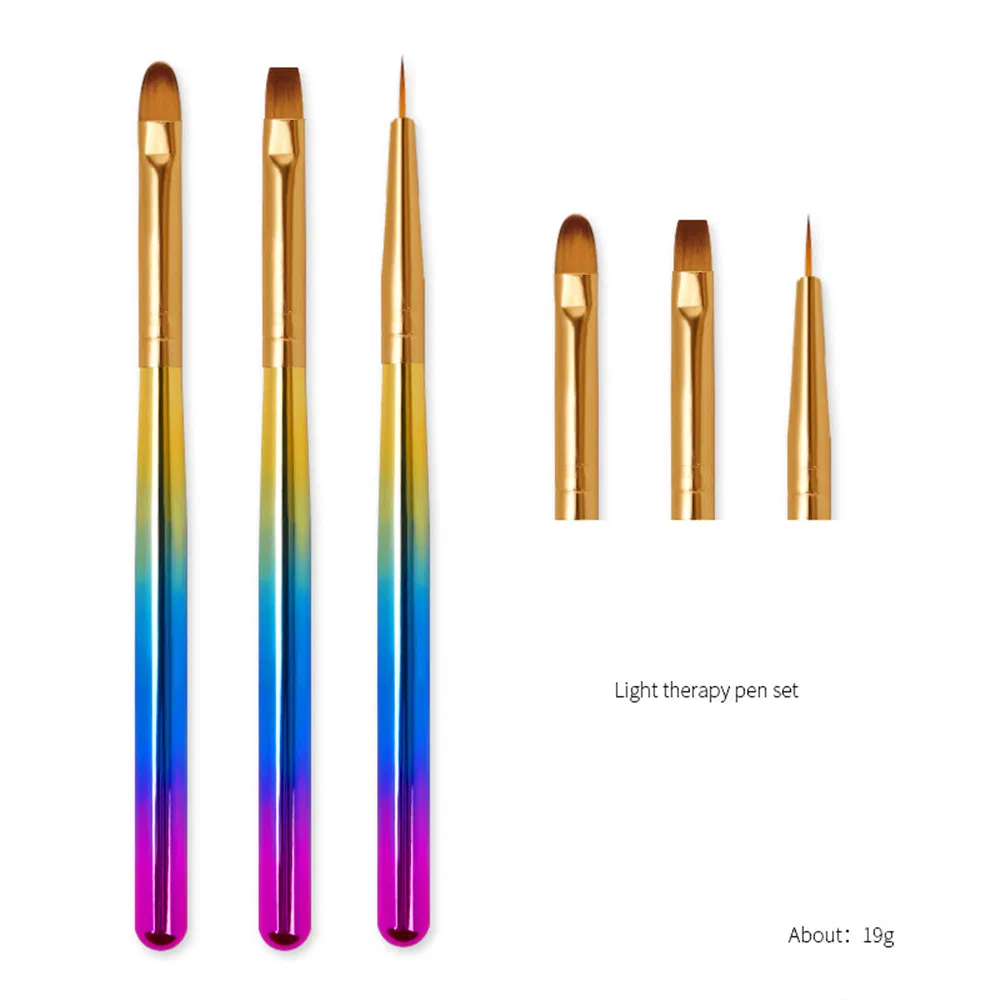 Nail Art Drawing Pen Gradient Gel Painting Brush Kit Classical Design Nail Art Brush 100% Kolinsky Acrylic Brush Nail Brush Kit