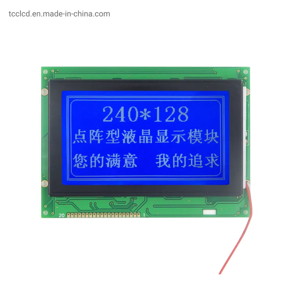 Industrial 5.1 Inch Monochrome Screen 240X128 DOT Matrix Graphic LCD Module