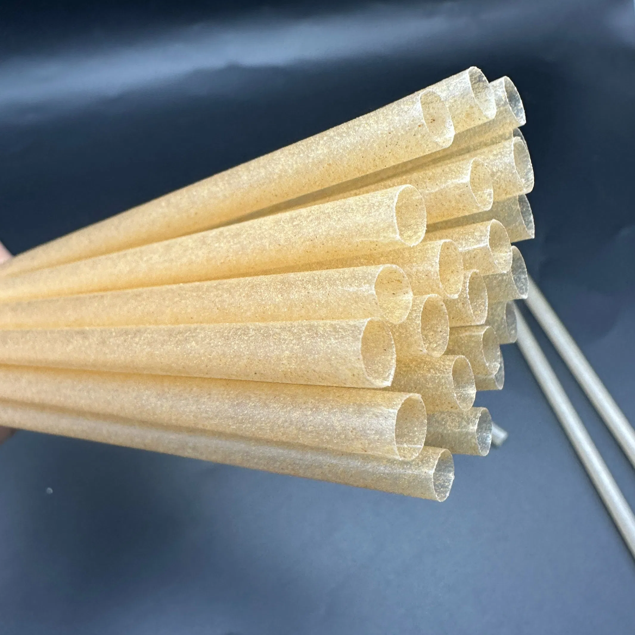 Eco Friendly Disposable Biodegradable Straw Sugarcane Bagasse Straw 6mm