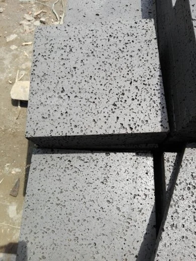 Grey Basalt Stone Volcanic Stone Lava Stone Honed Surface Tiles