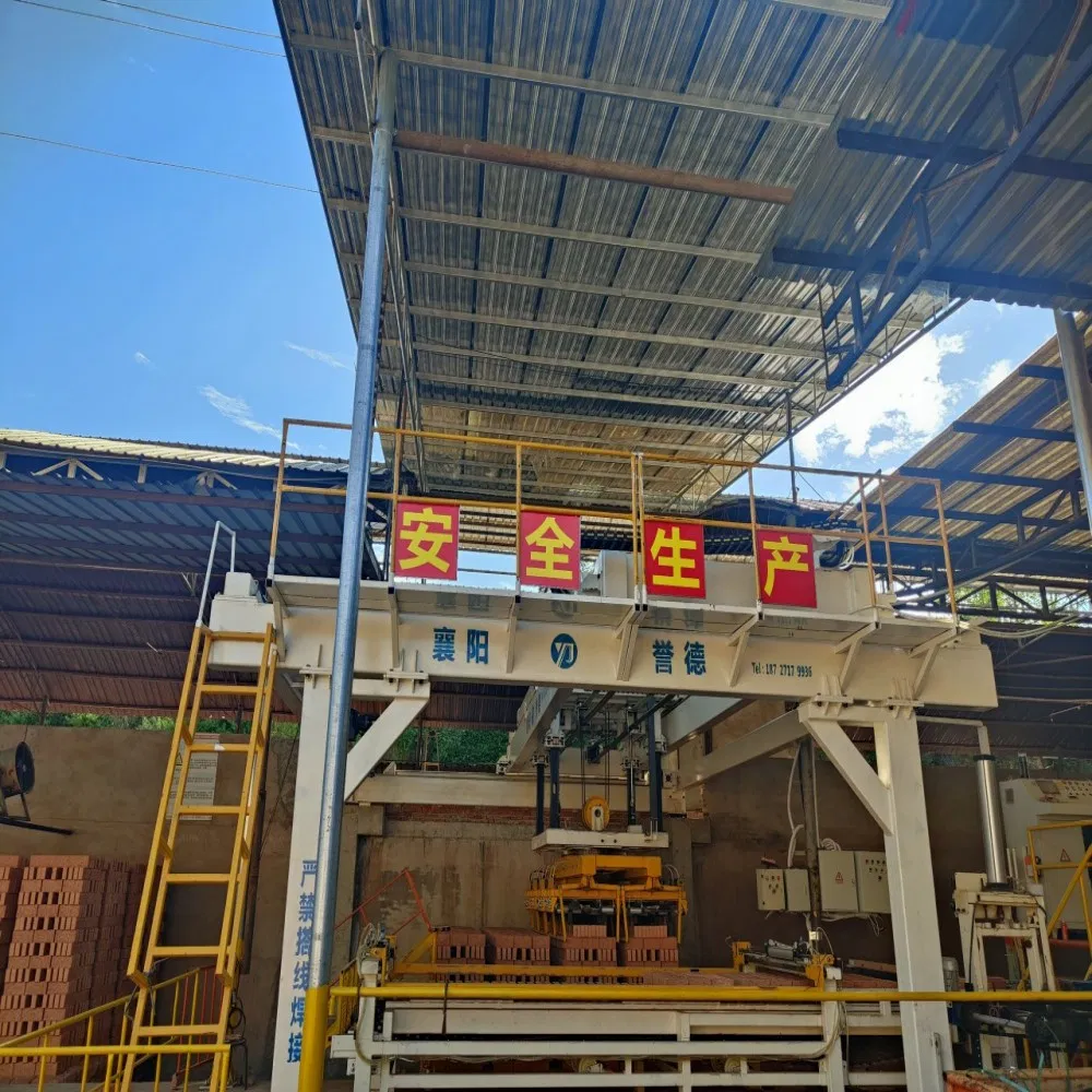 Mobile Tunnel Kiln Red Clay Station Brick Industrial Robot Automatic Billet Palletizer