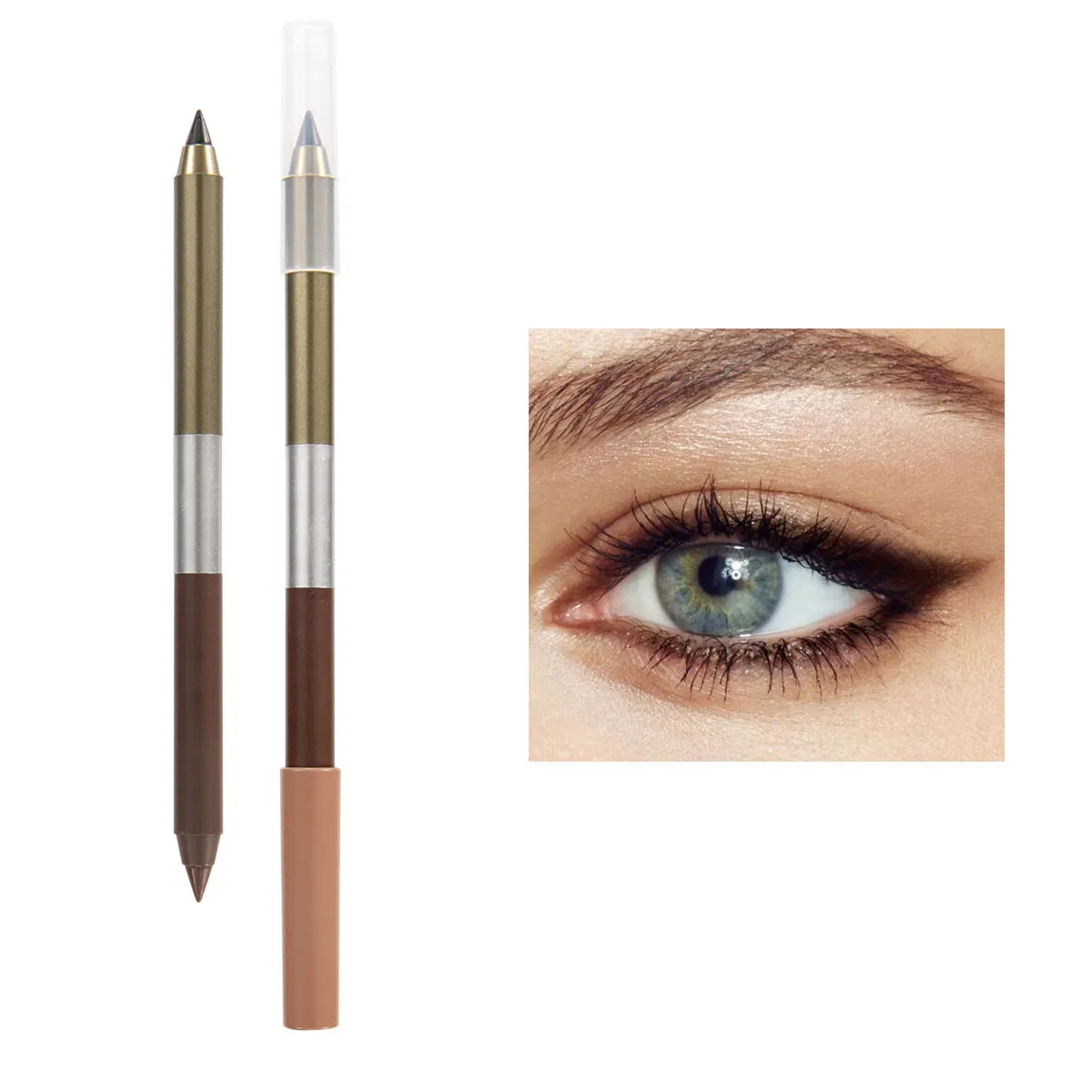 Black Kajal Eyeliner Pencil Vegan Waterproof Long Lasting Creamy Smooth Eyeliner