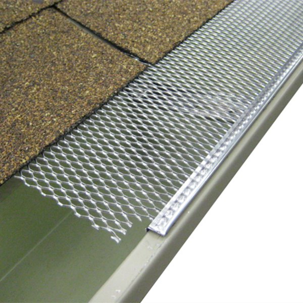 . 015inch Thick Aluminum Gutter Guards in Mill. Fits 5" Gutter - 44 FT