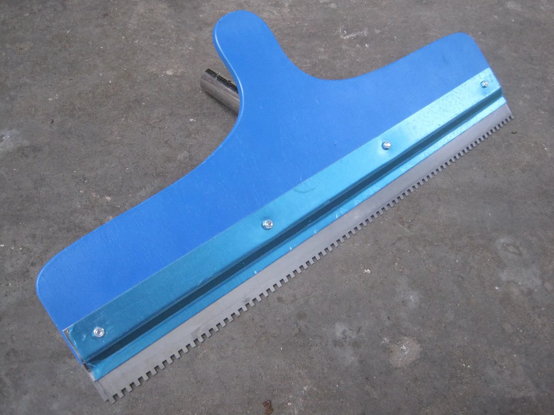 Heavy Duty Edge Rake Scraper for Resin Epoxy Self Levelling Application U Shape=4mm 1.3kgs