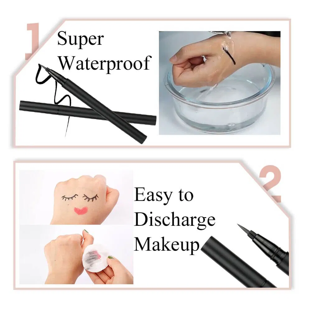 Cross-Border Sales Customized Logo Waterproof Liquid Eyeliner