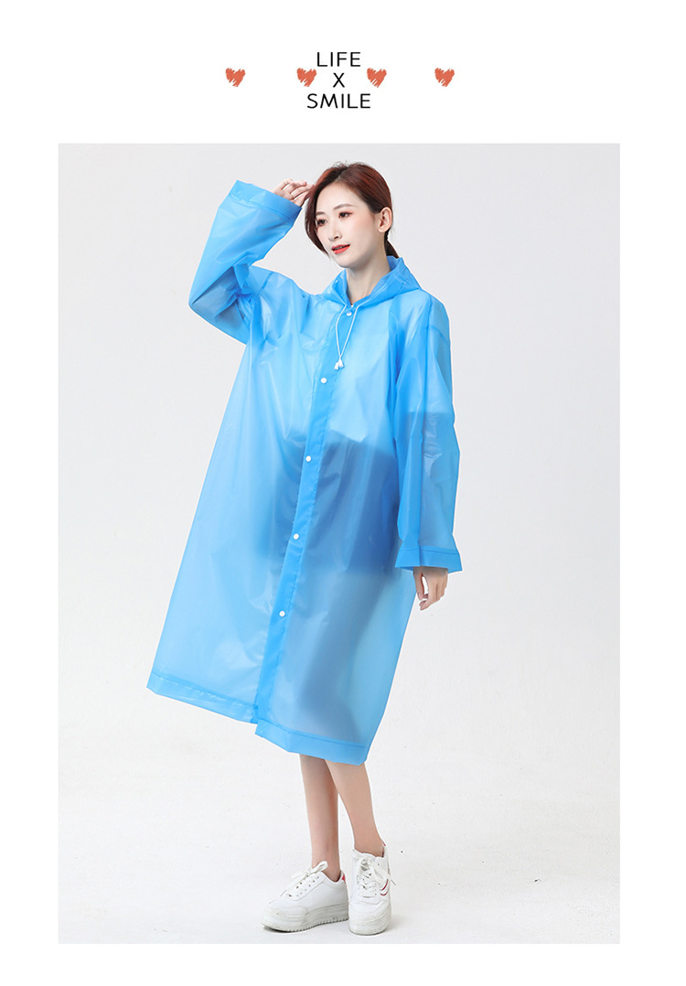 Portable Disposable Poncho Raincoats for Men Women Rain Poncho Emergency Fisherman Rain Coat