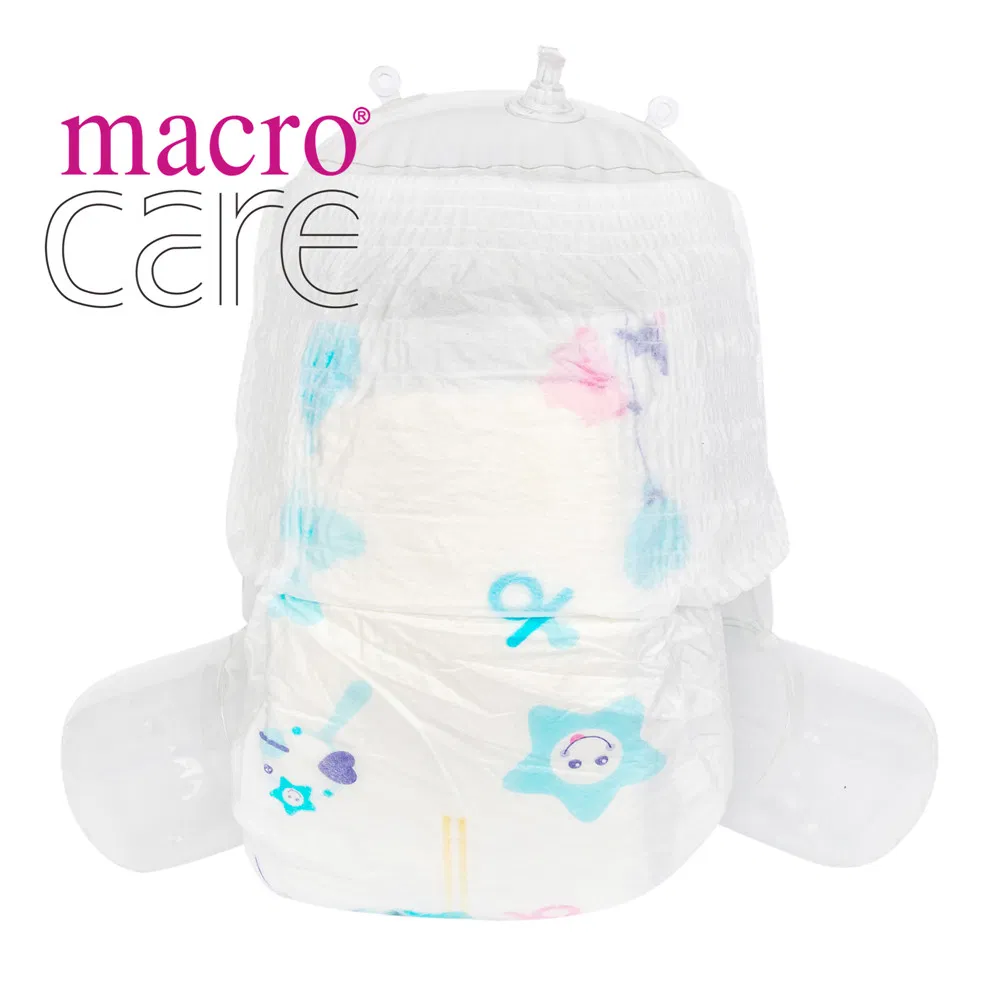 Wholesale Disposable Macrocare OEM Brand Disposable Baby Pull up Diapers Pants