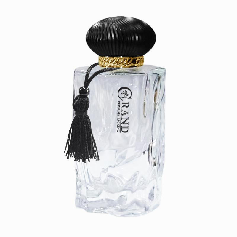 Luxury Perfume Bottle Leather Cover Pouch with Tassel