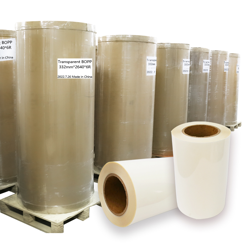 Transparent Holographic BOPP Waterproof Vily Sticker Printing Label Roll Material