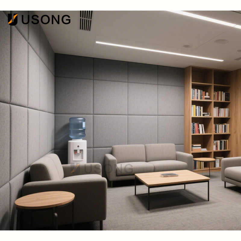 Tailored Acoustic Fabric Panels Featuring Custom Coffee Wall Designs