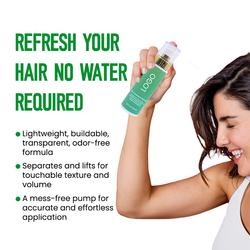 Private Label Hair Styling Spray Hair Detangler Fluffy Dry Shampoo Spray