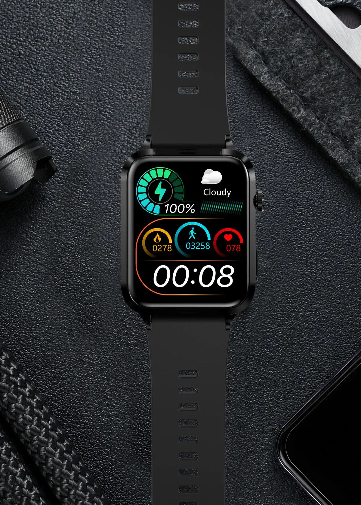 Gj-Sh11 Medical Smartwatch with Pump Blood Pressure Monitoring