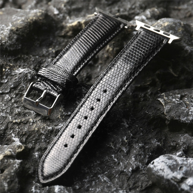 RC71 Luxury Genuine Leather Watch Strap Men's for Machine Black Brown with Packaging Lot Apple Lizard Smart Straps