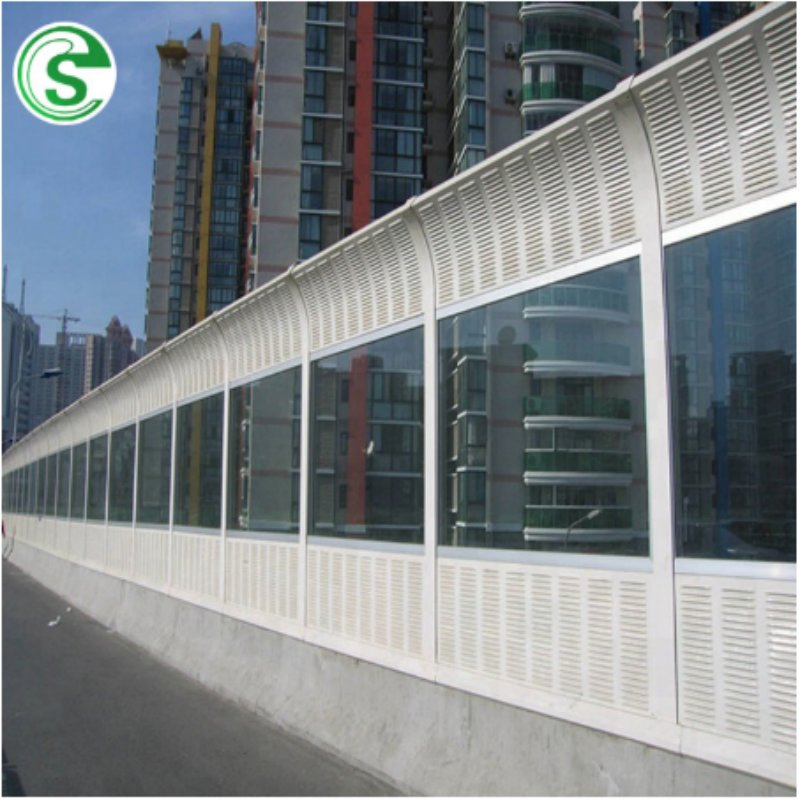 Highway Noise Barrier Aluminum Steel Noise Protection Barrier