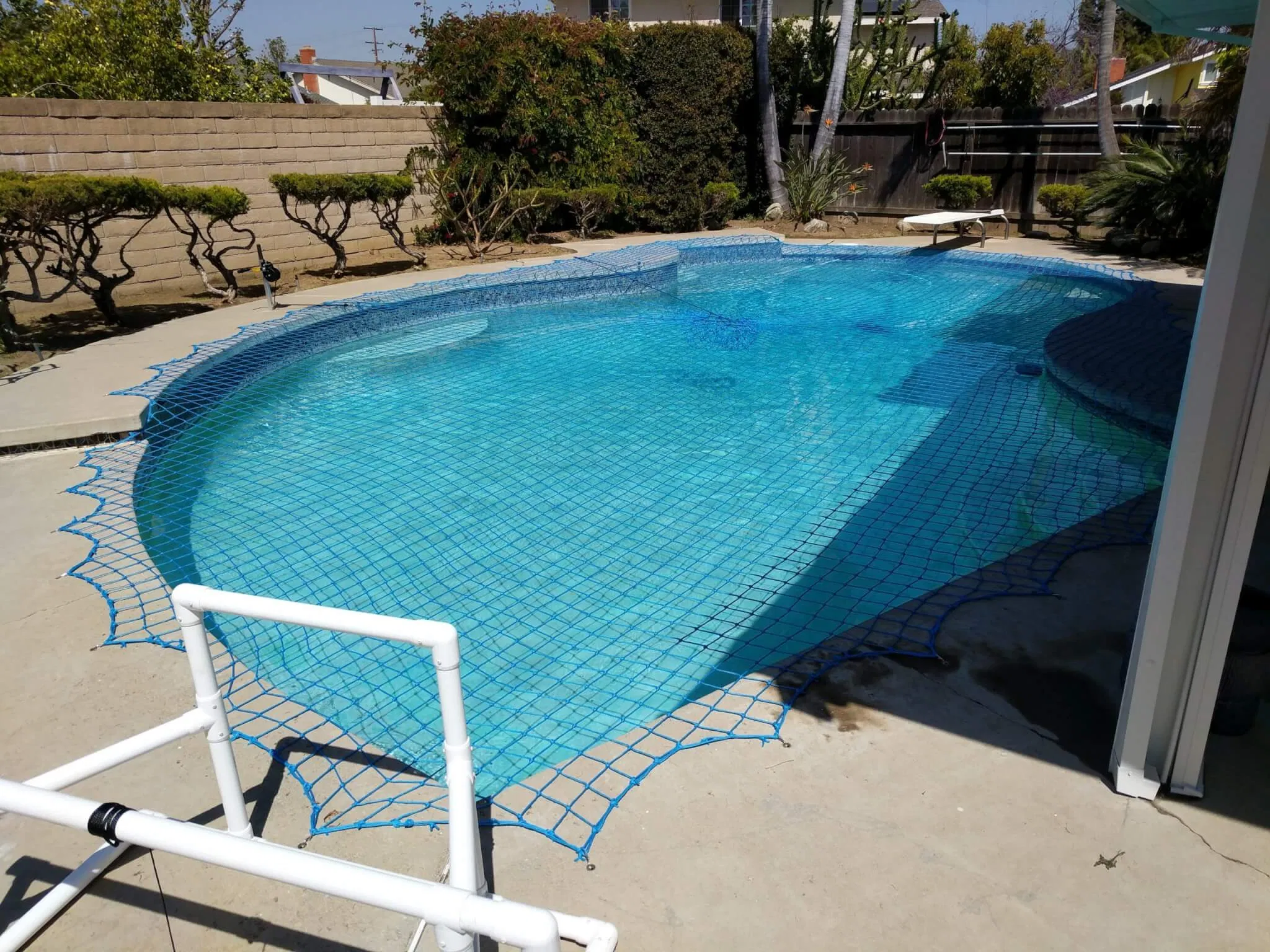 Easy to Remove and Use Outdoor Swimming Safety Pool Mesh Net Covers