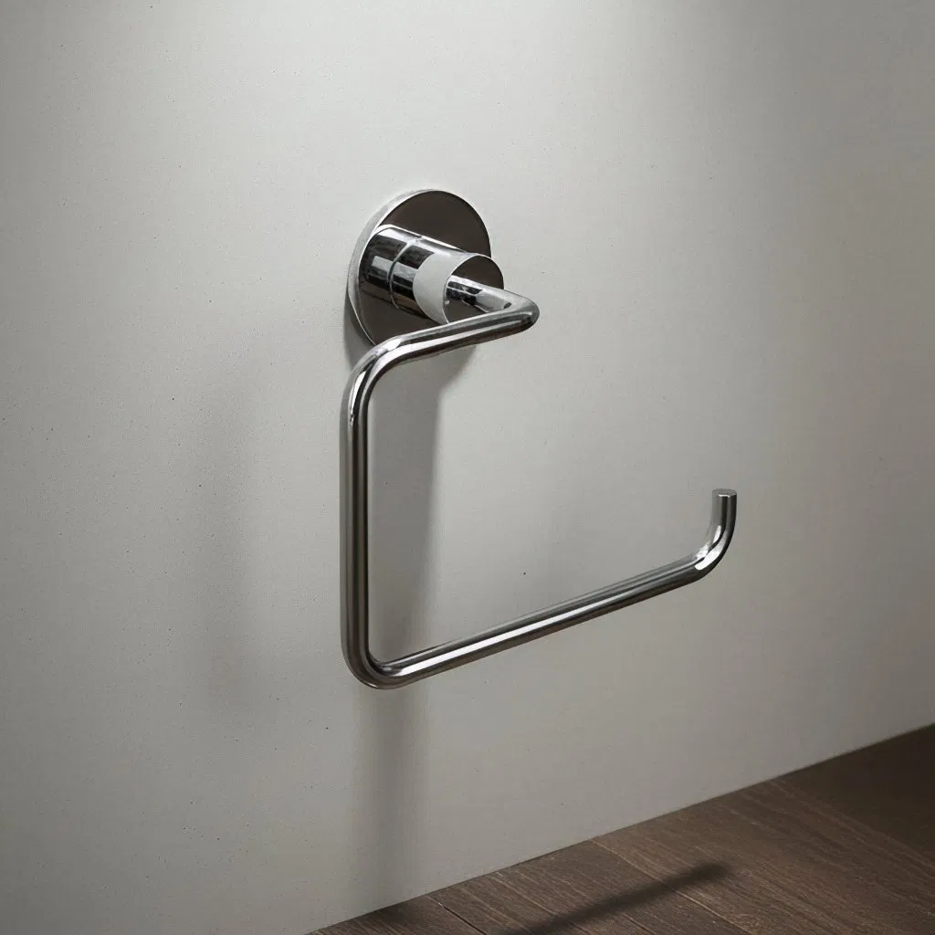 Полотенцедержатель 60 см, серебристый, самоклеящийся