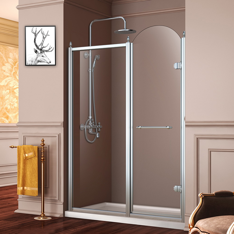 Factory Price Custom Hinge RV Black Shower Enclosure, Bathroom Door Design