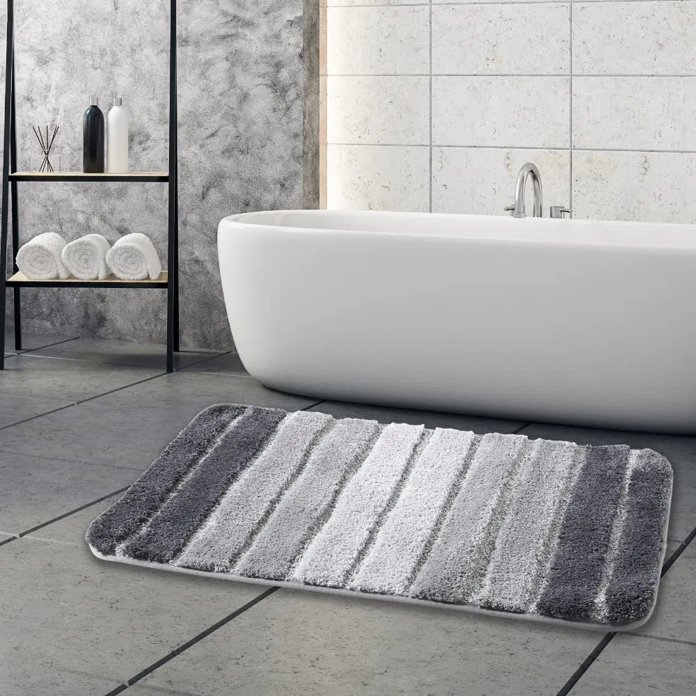 Non-Slip Machine Washable Perfect Chenille Bath Mat