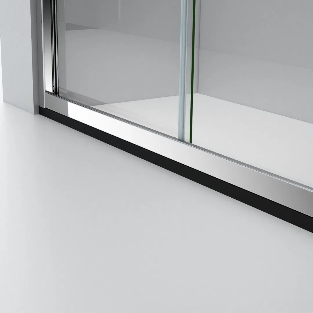 Modern Aluminium Frame Safety Tempered Glass Bathroom Partition Wall Shower Door Sliding Door