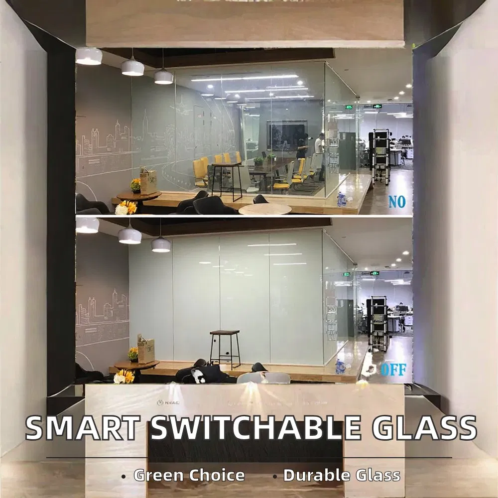 3/4/5mm Smart Switchable Electric Privacy Pdlc Film Glass for Windows, Doors and Partitions