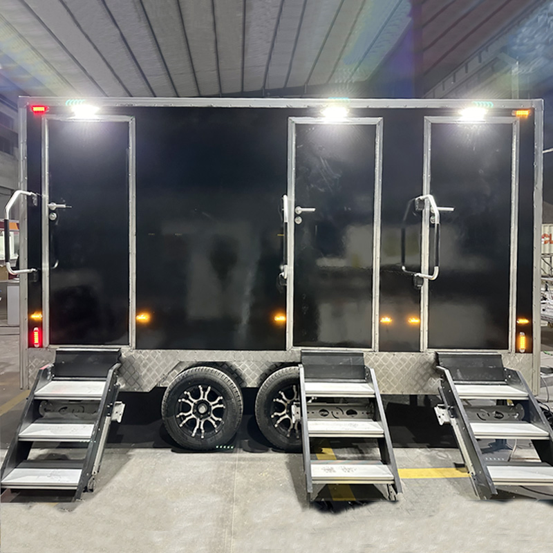 Shower Luxury Toilet Trailer Mobile Restroom for Sale