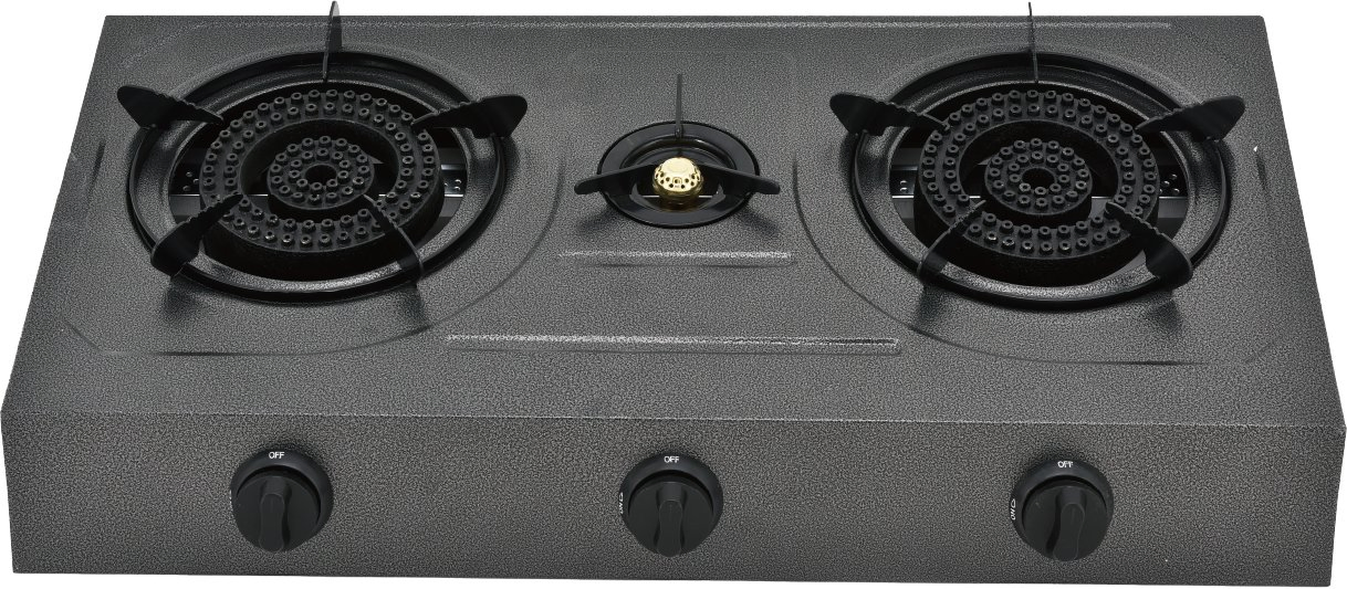 High Efficiency 3-Burner Flame Gas Cooking Stove