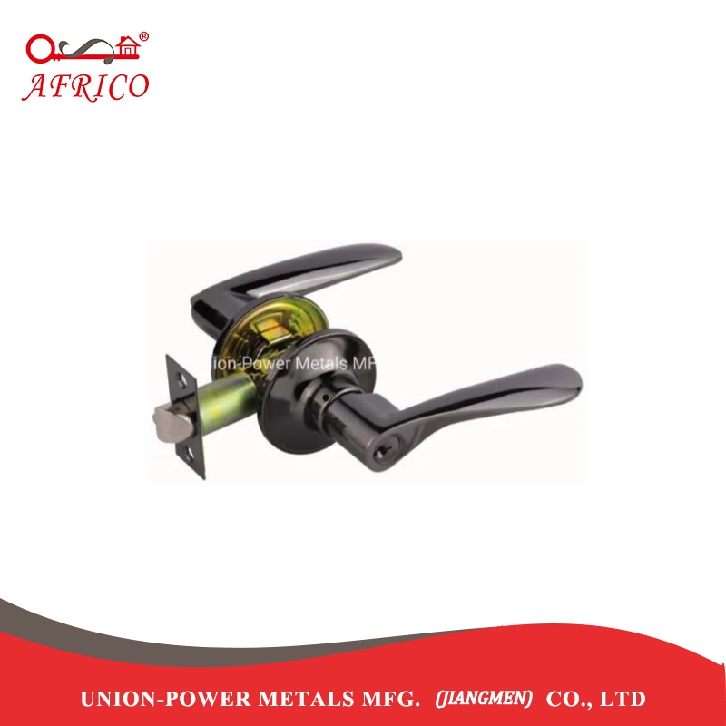 Zinc Alloy Steel Tubular Lever Knob Lockset Door Lock Hardware for Passage Door