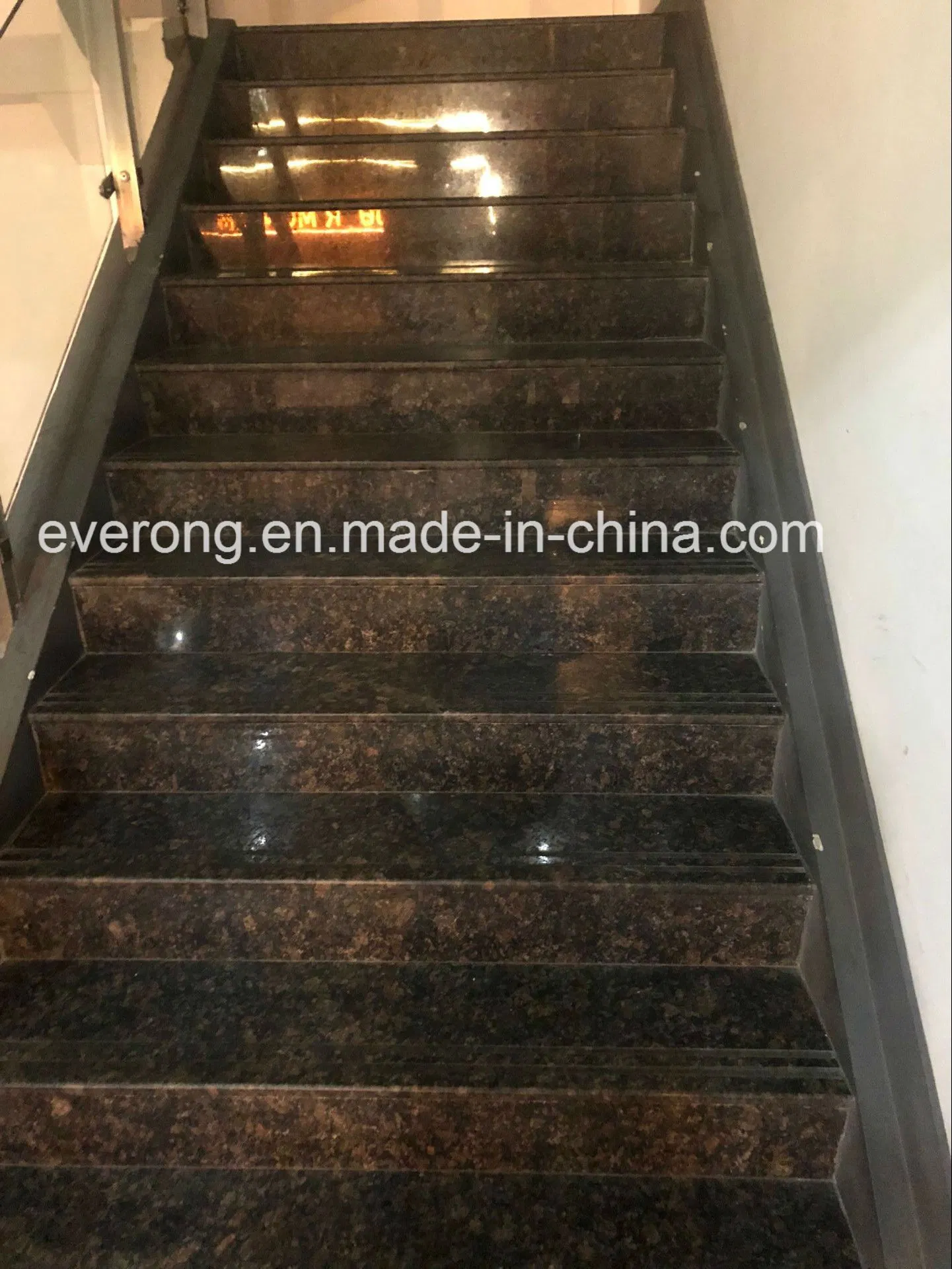 Baltic Brown Polished Granite Slab for Flooring/Walling/Stairs