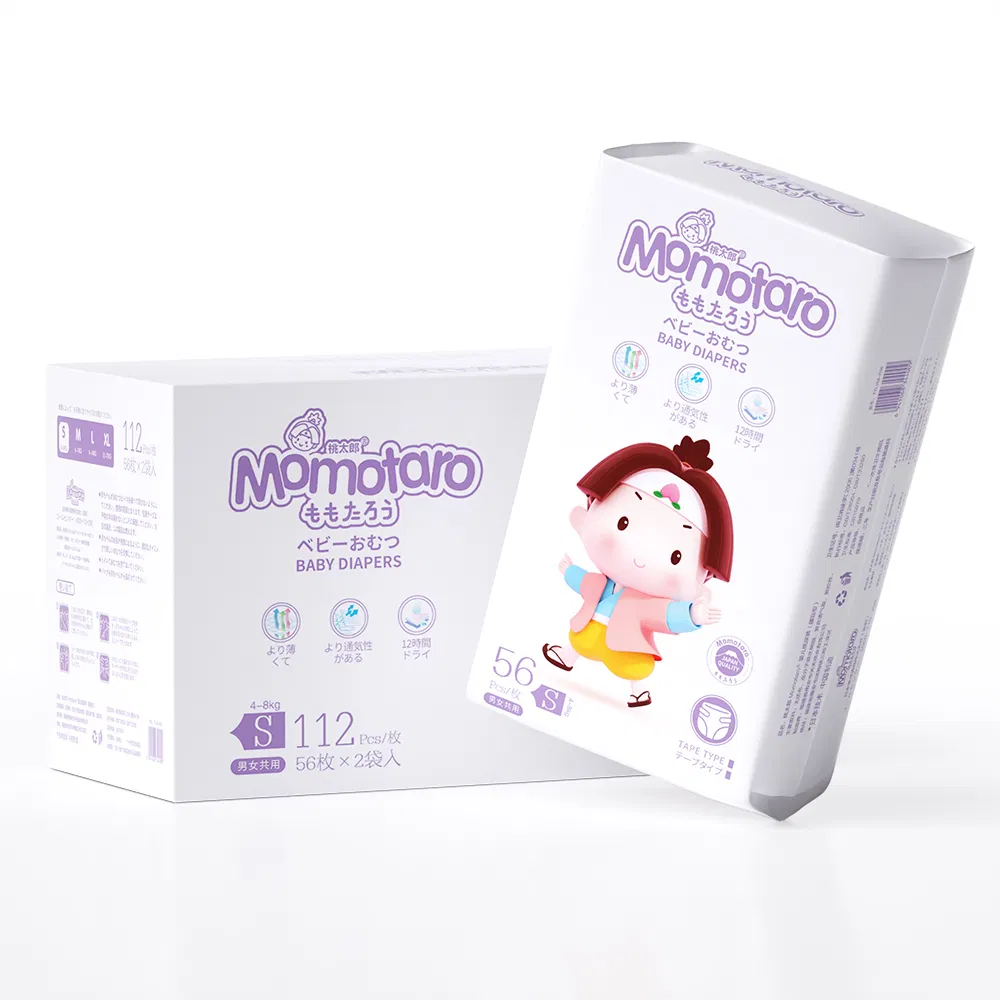 Детские подгузники-пеленки MOMOTARO, супервпитывающие